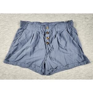 Comfy Drawstring Elastic Waist Shorts with Pockets Lightweight Womens Size XL
